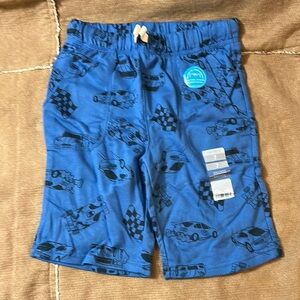 Kids Carter's Blue Print Shorts Size 7 NWT